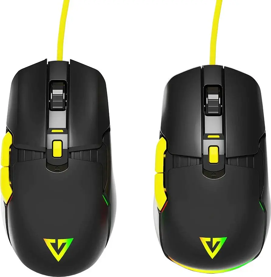 Мишка Modecom Jager Volcano ігрова 12400dpi 7 кнопокRGB Hot-Swap custom. чорна - фото 6