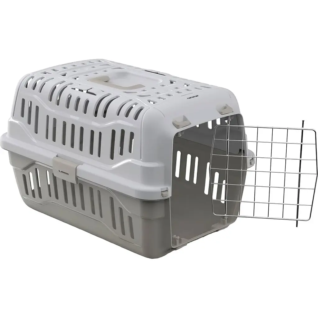 Переноска для домашних животных Georplast Spark с металлической дверцей 48.5x33.5x31 см в ассортименте - фото 2