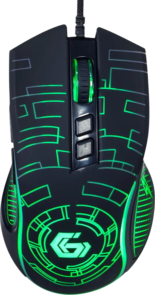 Миша Gembird MUSG-RGB-01 RGB Black - фото 2