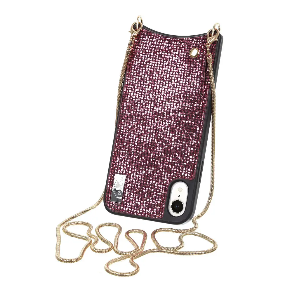 Чехол Becover Glitter Wallet для iPhone Xr Pink (703615) - фото 2