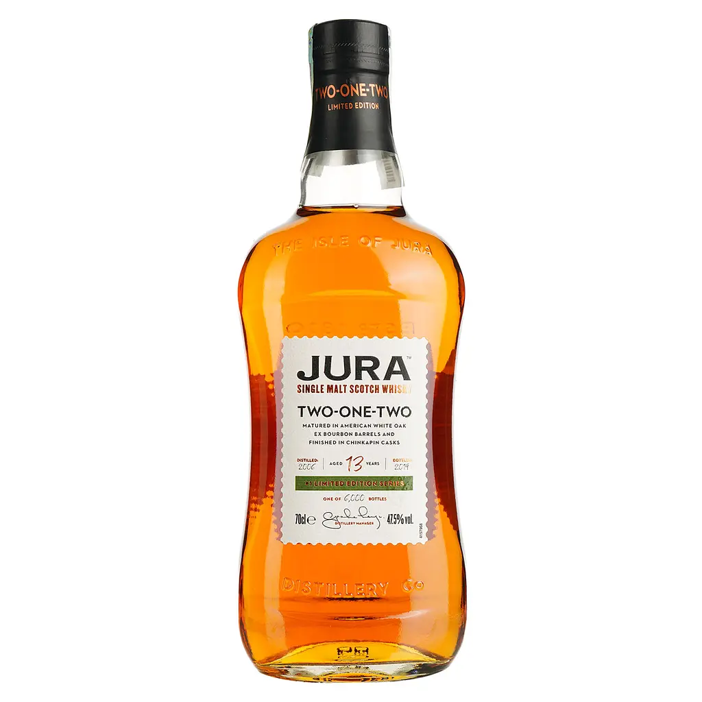 Виски Isle of Jura 212 Two-one-Two 13 Year Old 47.5% 0.7 л в подарочной упаковке - фото 2