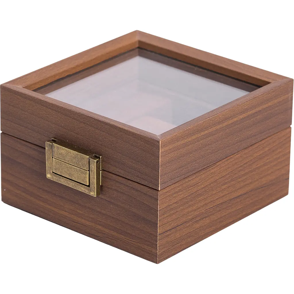 Скринька для годинника Yiwu з накидним замком 12x12x7.4 см HP-5-11 - фото 5