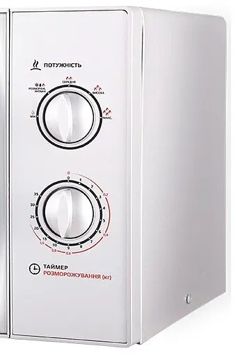 Мікрохвильова піч Liberton LMW-2380M White - фото 3