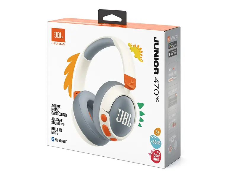 Навушники JBL Junior 470NC White (JR470NCWHT) - фото 5
