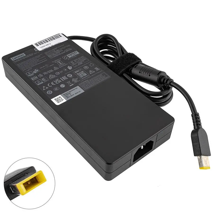Блок живлення для ноутбука LENOVO 20V 16.5A 330W USB+pin (Square 5 Pin DC Plug) чорний (5A11K06360)