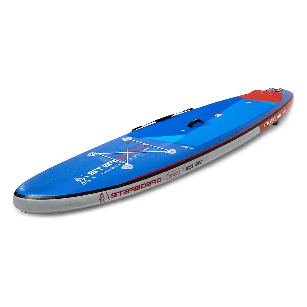 Sup-доска StarBoard Inflatable Sup 12'0 X 33 X 6 iGo Deluxe DC Серый/Синий (1053-2012220601003) - фото 3