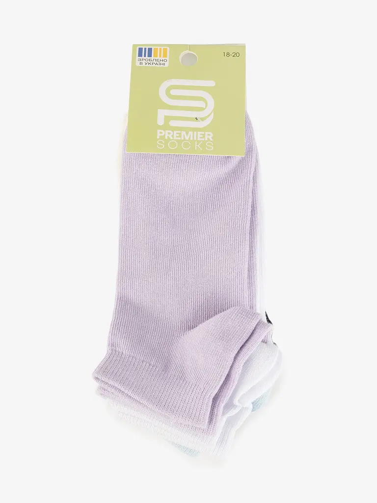 Набір шкарпеток короткі 5 пар для дівчинки PremierSocks 16Д-3 16-18 Різнокольоровий (4820203397075) - фото 4