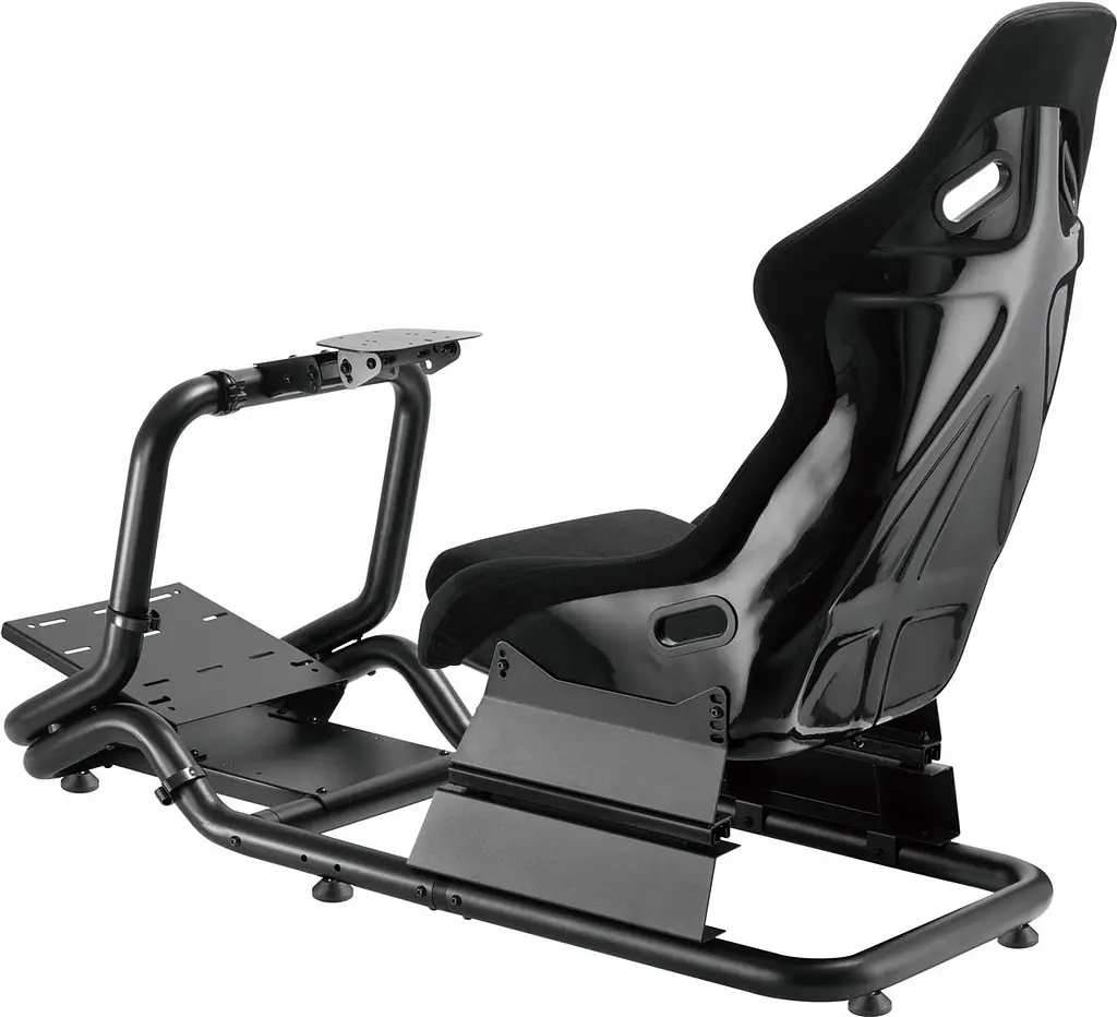 Крісло-кокпіт з кріпленням для керма та педалей GamePro RS167 Black - фото 2