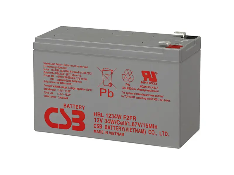 Акумулятор для ДБЖ CSB Battery 12V 9Ah (HRL1234WF2FR)