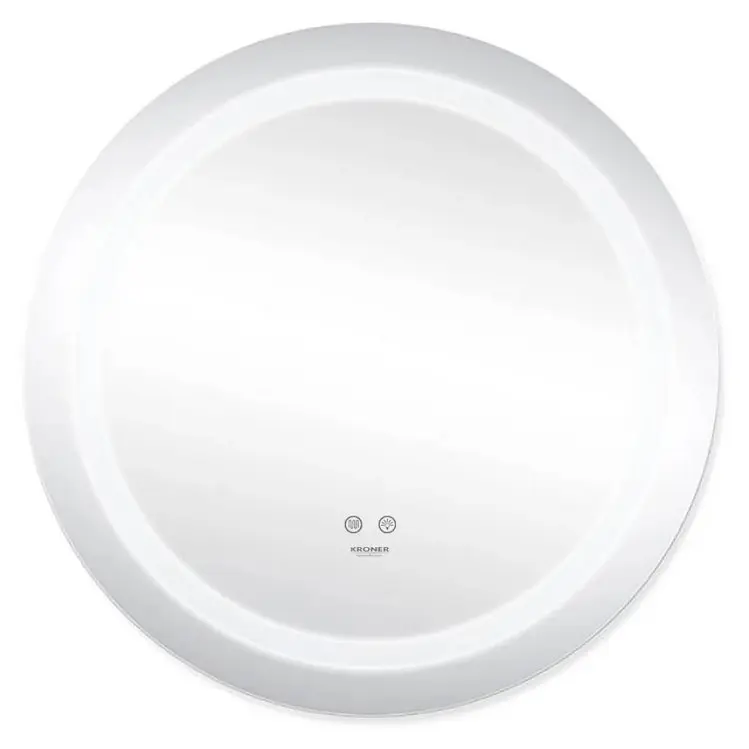 Дзеркало Kroner KRM Spiegel R2 - 6060 з LED-підсвічуванням та антизапітнінням (CV030042) - фото 2
