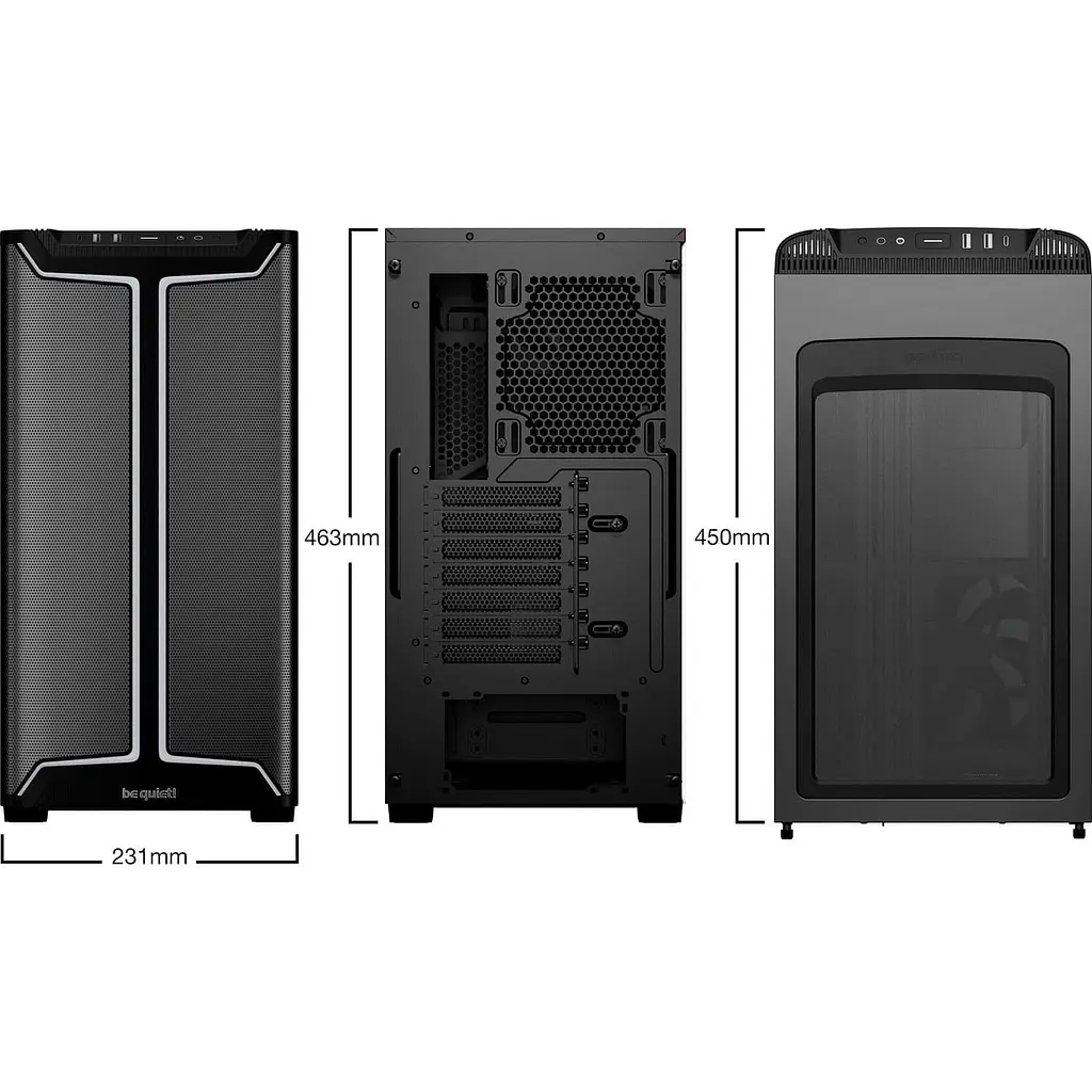 Корпус Be quiet! PURE BASE 501 DX Black (BGW76) - фото 4
