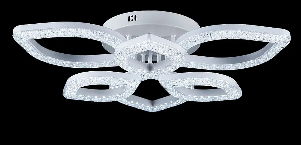 Люстра стельова LED Splendid Ray L2721/3+3, 144W, білий, димер, сучасний стиль, 63 см - фото 2