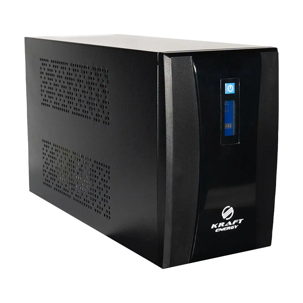 Джерело безперебійного живлення KRF-1500VA/900W(LCD) UPS Kraft (42-00003) - фото 3