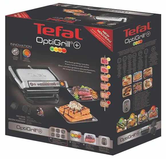 Гриль Tefal OptiGrill+ GC716D12 (GC716D12) - фото 7