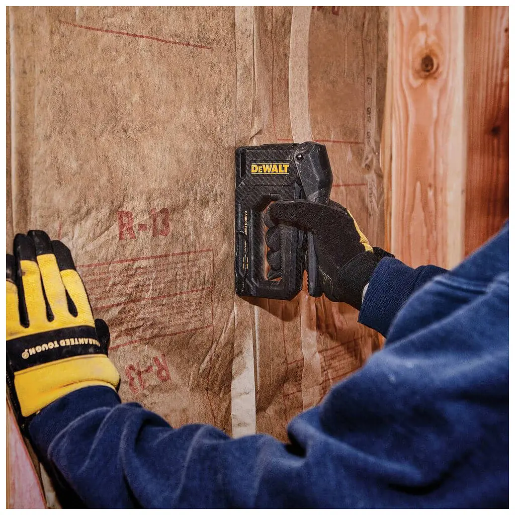 Степлер будівельний DeWALT CARBON FIBRE для скоб типу "G" 6-14мм, цвяхів типу "J" 12, 15мм. (DWHT80276-0) - фото 7