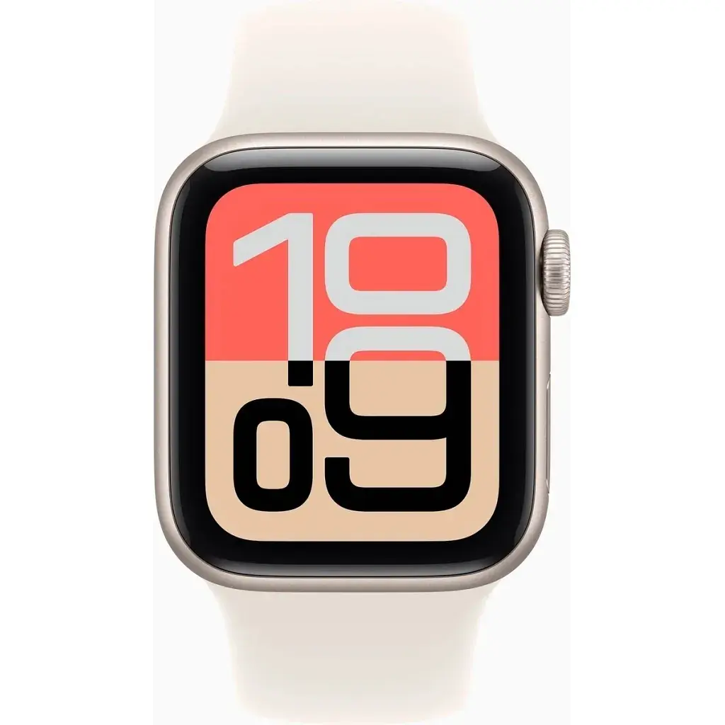 Смарт-годинник Apple Watch SE 3 GPS 40mm Starlight Aluminium Case with Starlight Sport Band - M/L (MEH54RK/A) - фото 2