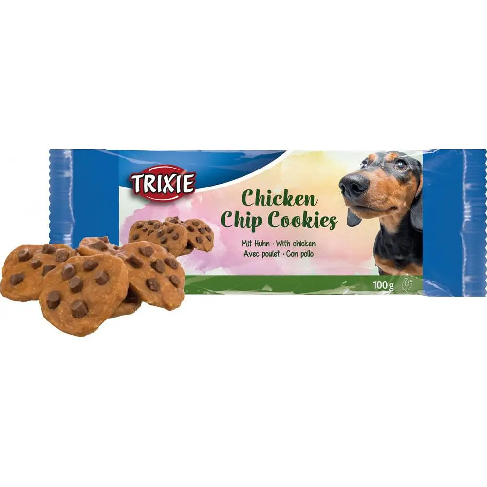 Ласощі Trixie Chicken Chip Cookies для собак печиво з куркою, 100 г