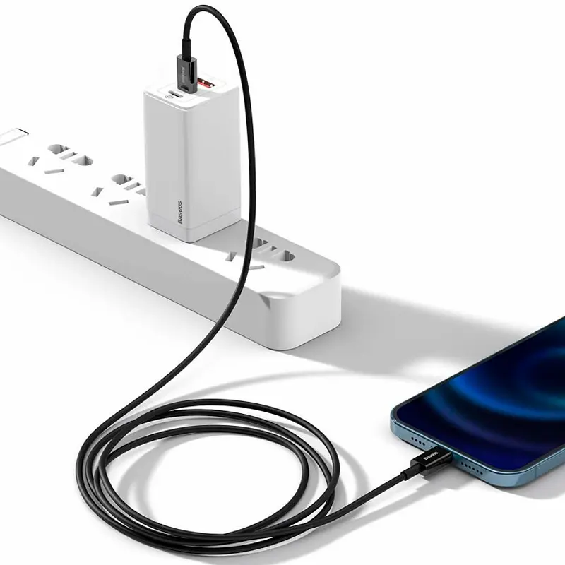 Кабель Baseus Superior Series Fast Charging USB-C to Lightning PD 20W 1м Black (CATLYS-A01) [73383] - фото 5