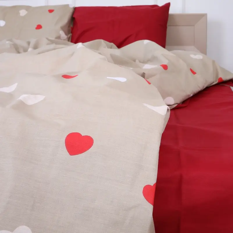 Комплект постільної білизни MirSon Ranforce Elite 17-4750 Multicolored hearts 160 х 220 см - фото 4