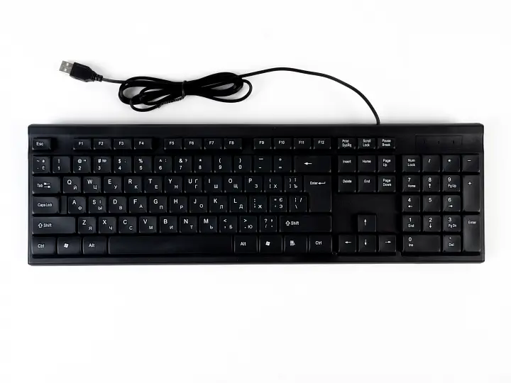 Клавіатура COBRA OK-102 Ukr Black USB - фото 3