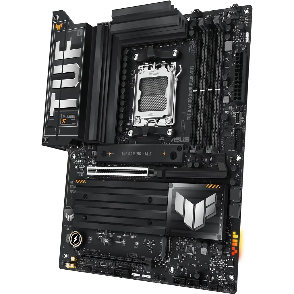 Материнская плата Asus TUF Gaming X870-PLUS WIFI sAM5 X870 4xDDR5 M.2 HDMI WiFi BT ATX - фото 4