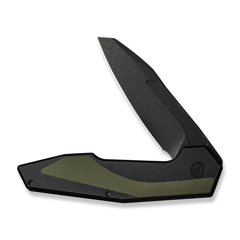 Ніж складаний туристичний Civivi Hypersonic, (9.4 см) 14C28N/Steel & G10 чорно-зелений - фото 3