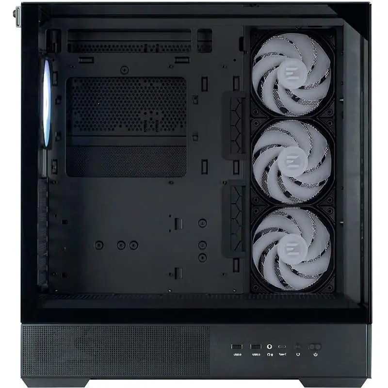 Корпус Zalman P40 Prism Plus ARGB без блока питания, черный (P40PRISMPLUSBLACK) - фото 7