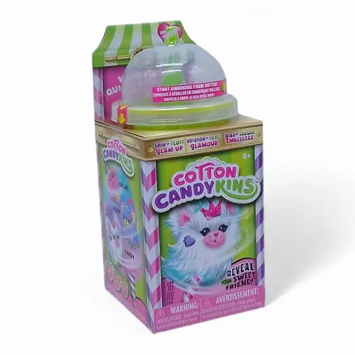 М’яка іграшка-сюрприз Cotton Candykins: Пухнастий улюбленець, зелений