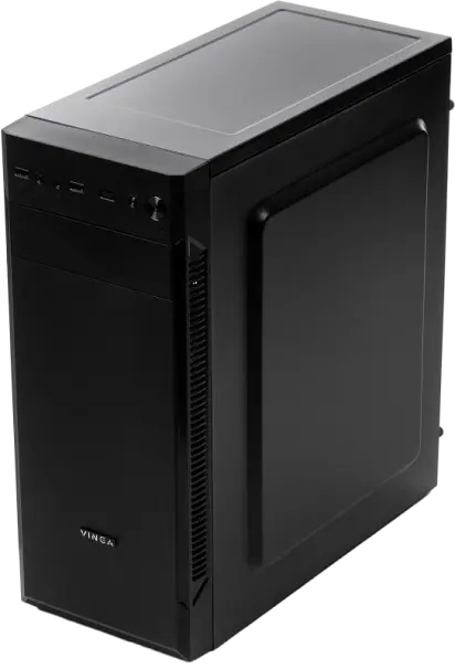 Корпус Vinga CS115 450W Black (CS115-450W) - фото 2