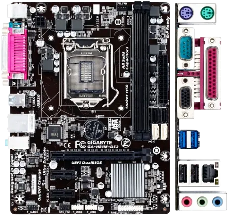 Материнська плата Gigabyte GA-H81M-DS2 LGA 1150 (GA-H81M-DS2) Б/В - фото 2