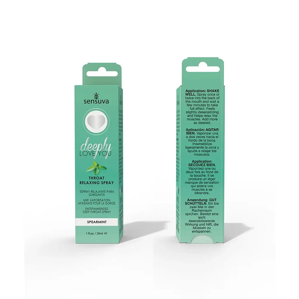Спрей для мінету Sensuva Deeply Love You Spearmint (29 мл), для глибокого мінету - фото 4