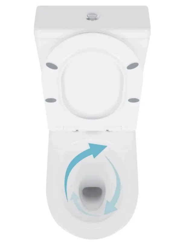 Унітаз підлоговий Qtap Swan Eco Ultra Quiet з сидіннмя Slim Duroplast/ Soft-close/ Quick Release QTSWA27W48748 - фото 5