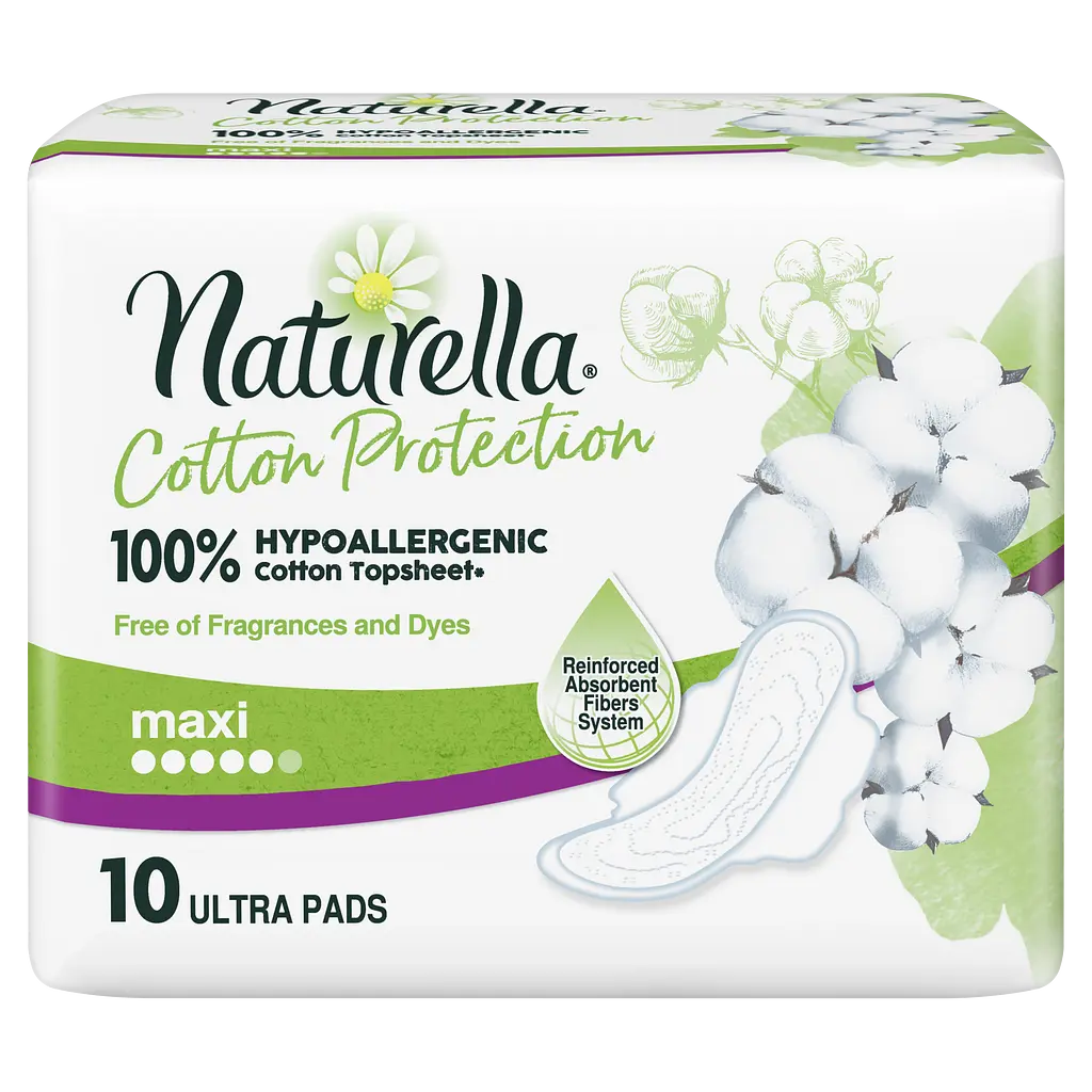 Гигиенические прокладки Naturella Cotton Protection Ultra Maxi, 10 шт. - фото 3