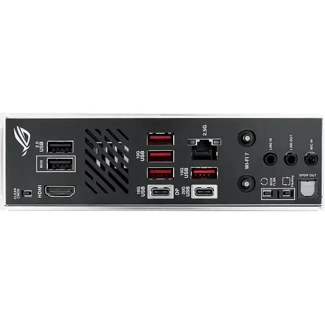 Материнская плата Asus Rog Strix B850-I Gaming WIFI sAM5 B850 2xDDR5 M.2 HDMI USB Type-C WiFi BT mITX - фото 10