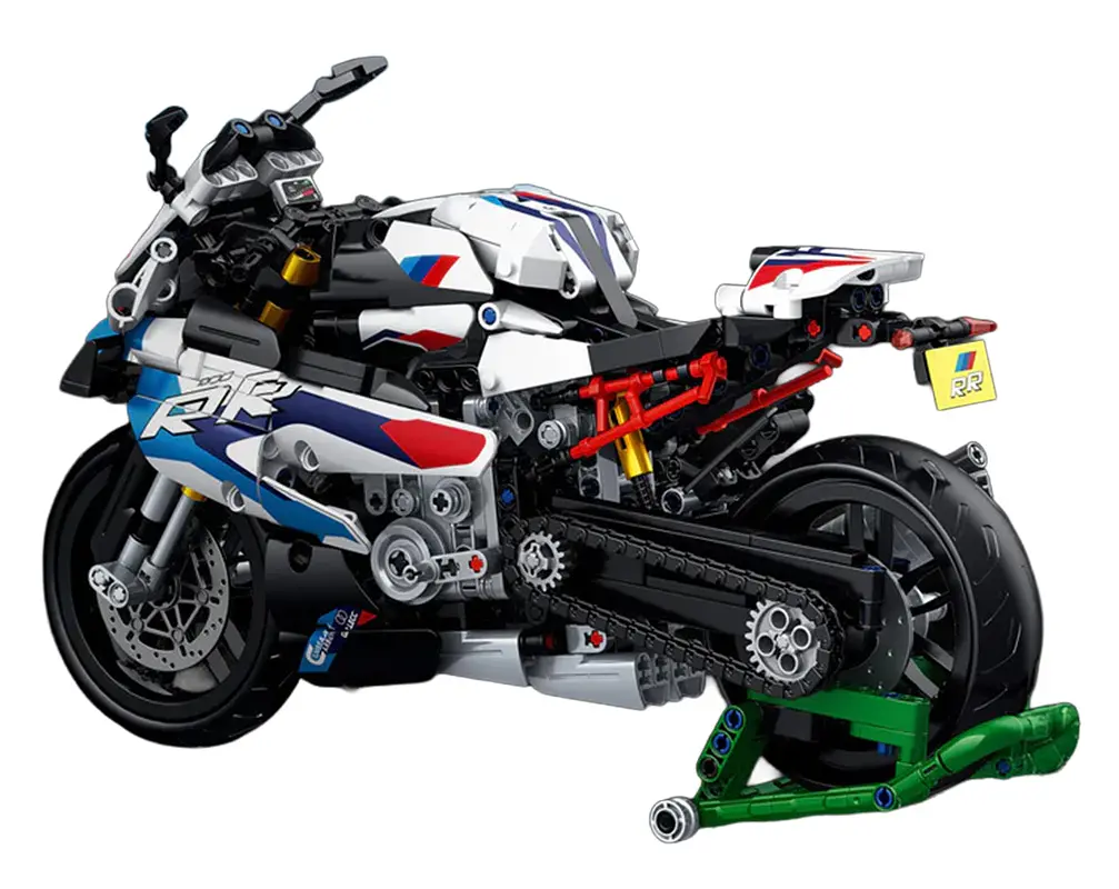Конструктор Гоночный Мотоцикл 912 элементов Ramiz - фото 5