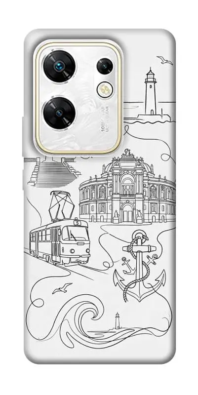 TPU чохол Demsky Odesa spirit для Infinix Zero 30 4G