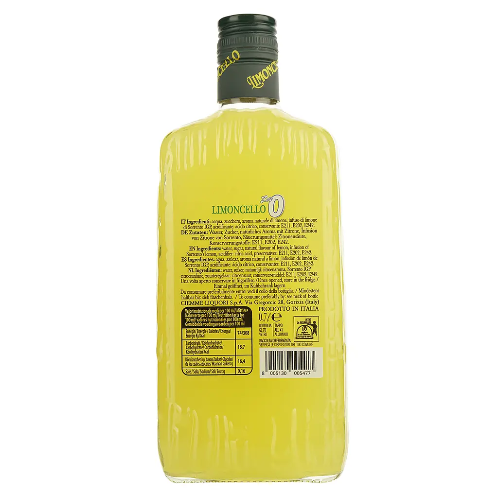 Лікер безалкогольний Ciemme Limoncello Zero 0.7 л - фото 2