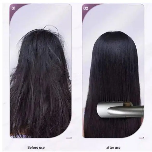 Фен-гребінець XPRO Hair Steam Brush Infrared Spray HotAirComb 3 в 1 з інфрачервоним випромінюванням (MER-15306_552) - фото 2