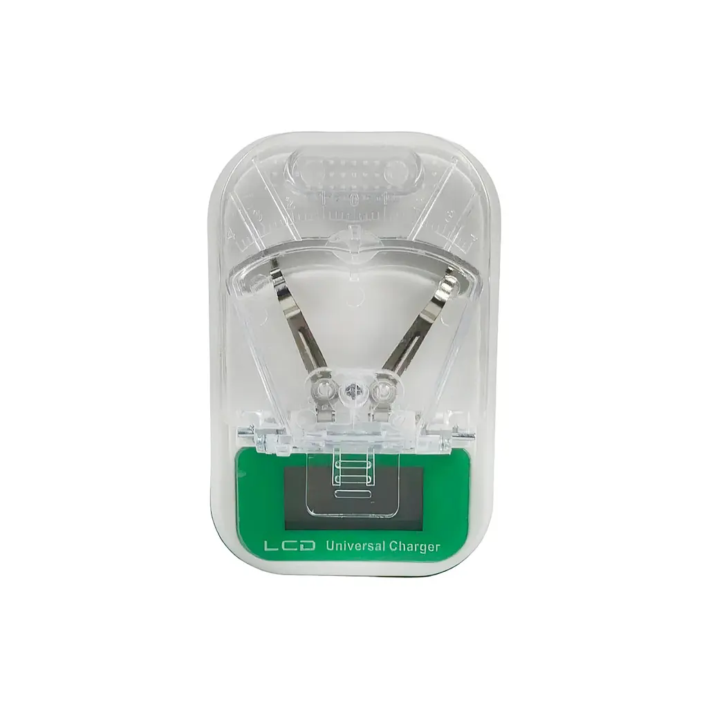 Адаптер живлення жабка біло-зелена зарядка жабка для батареї LCD USB Charger HY02 4.2V 0.3A - фото 5