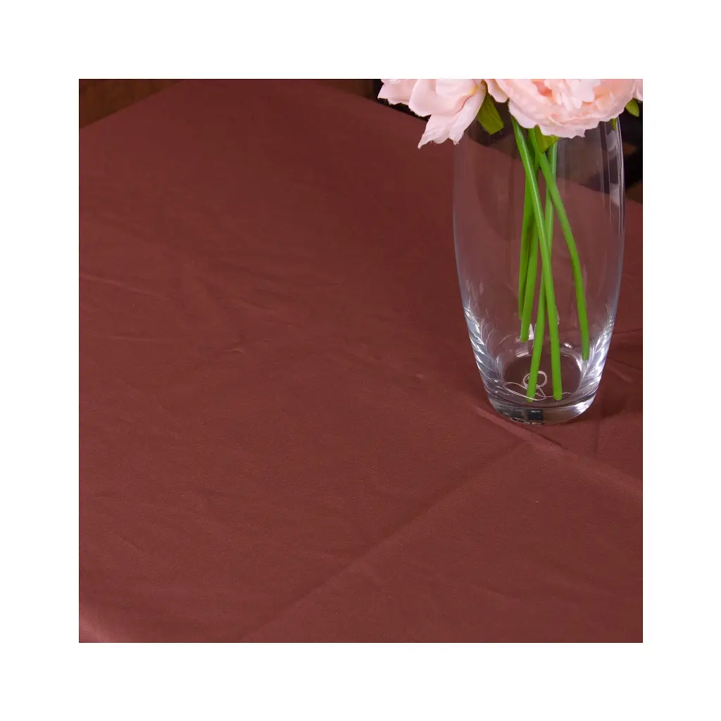 Скатертина MirSon Рогожа №205 Chocolate 130x180 см (2200006737902) - фото 2