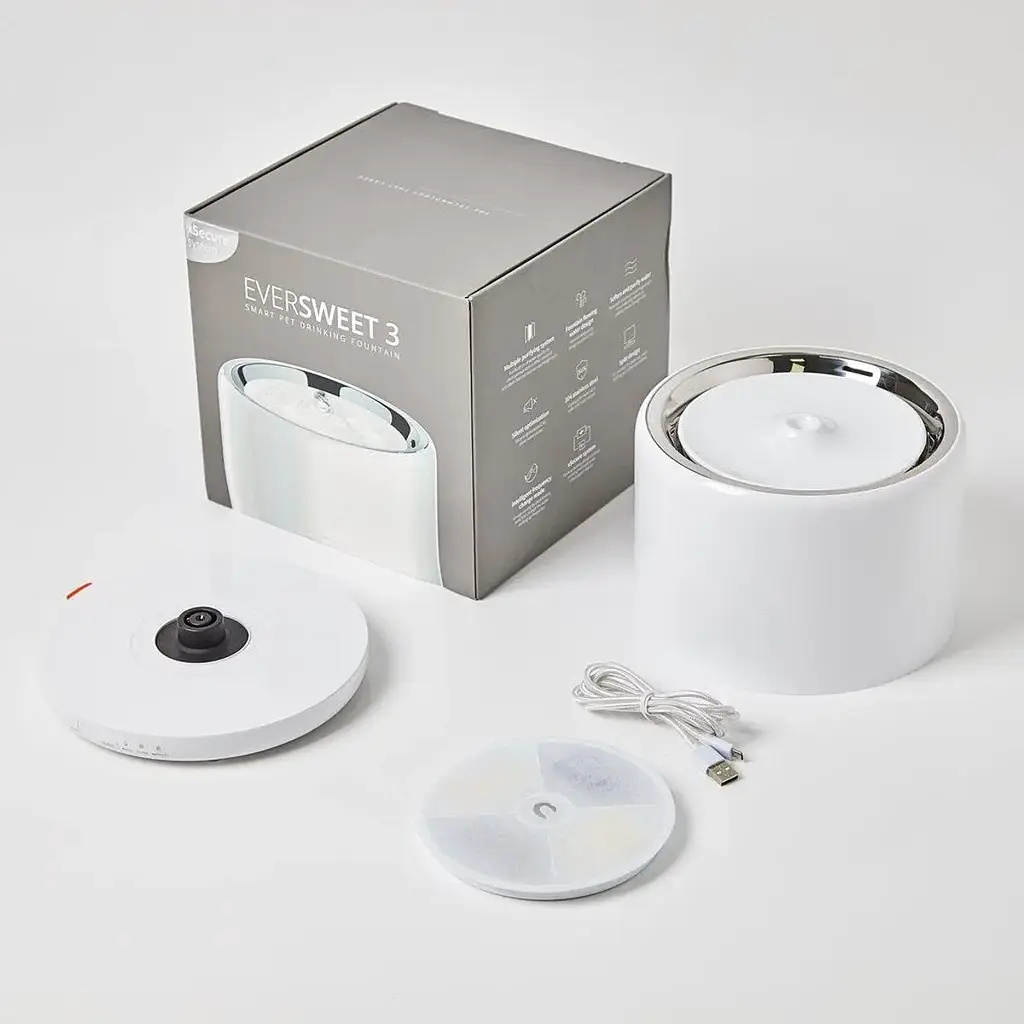 Поїлка PETKIT Eversweet 3 PRO UVC Smart Pet Drinking Fountain P4108-UVC White - фото 2