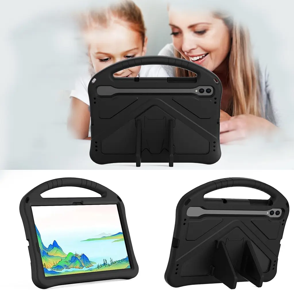 Чехол BeCover Protected Cover с креплением для Samsung Galaxy Tab S10 Plus SM-X820/SM-X826 12.4" Black (712229) - фото 2