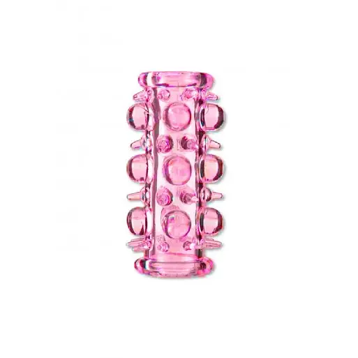 Насадка на член Boys Of Toys B-Series Stretchy Sleeve, 7х4.5 см (рожева)