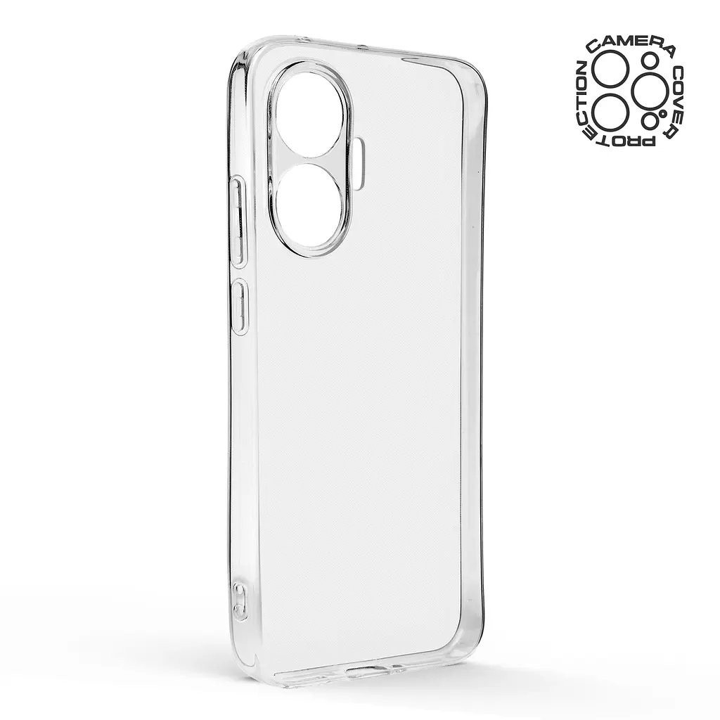 Прозрачный чехол для Xiaomi Poco F7 с защитой камеры, тонкий, силиконовый, бесцветный, ударостойкий, противоударный бампер c закрытой камерой, ArmorStandart (ARM80352) - фото 2