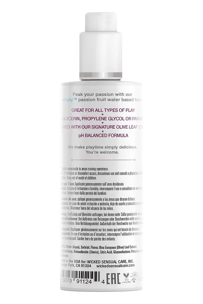 Лубрикант Wicked Sensual Care на водній основі Маракуя 120 ml - фото 2