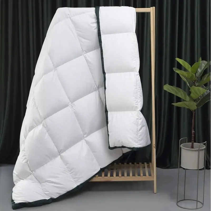 Набор MirSon пуховый №10009 Imperial Satin Luxe лето одеяло 140х205 см + подушка белый (2200010810813) - фото 3