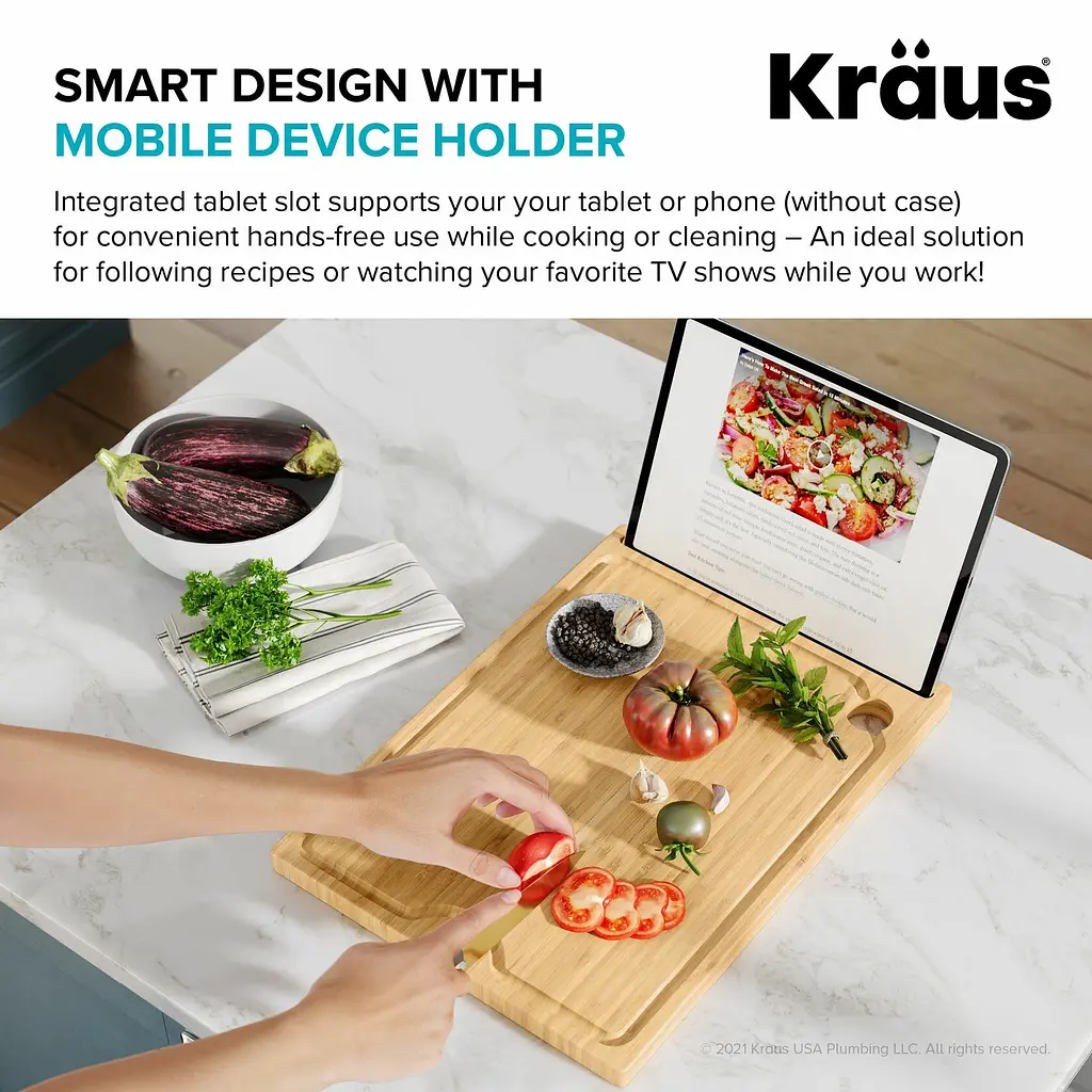 Дошка для нарізання Kraus KCBT-WS103BB - фото 8