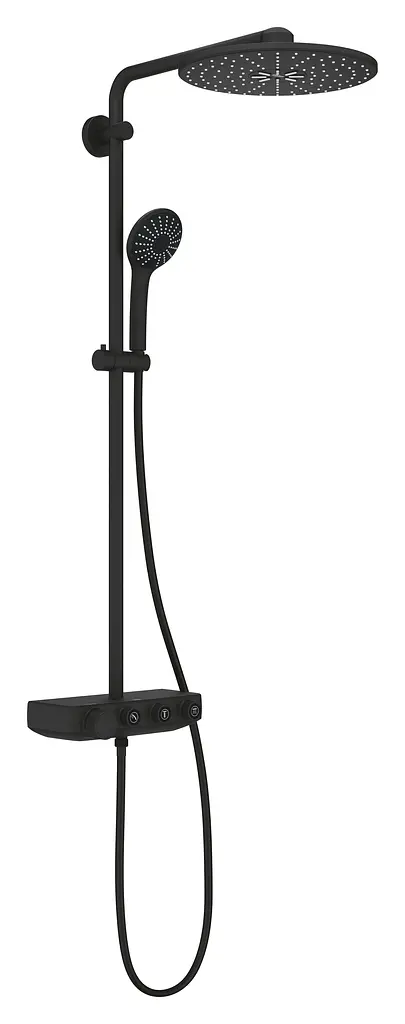 Душевая система с термостатом Grohe Euphoria Smart Control System 310 Duo 22120KF0, Черный матовый - фото 2