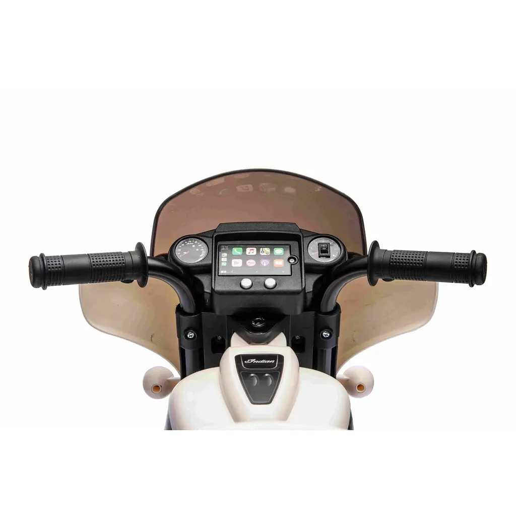 Дитячий електромотоцикл Ramiz Chopper Indian 6, синій (PA.BDM0963.NIE) - фото 9