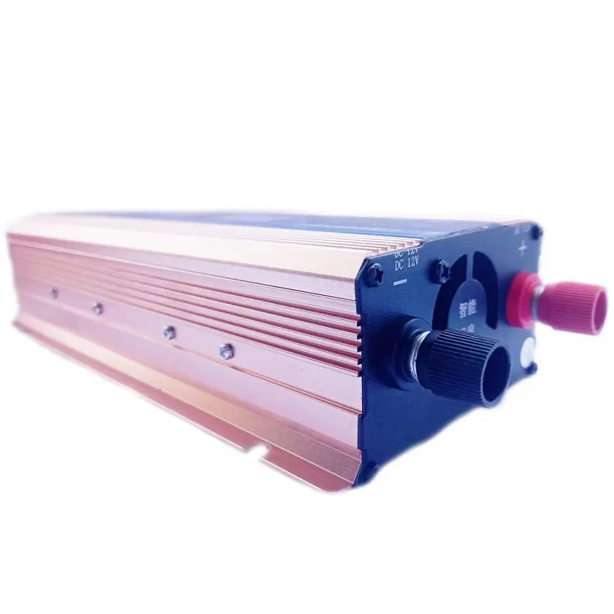 Инвертор напряжения Carmaer Power Inverter 026 модифицированная синусоида Gold 1 розетка 1 USB экран с 12V на 220V 1600W (11068) - фото 2